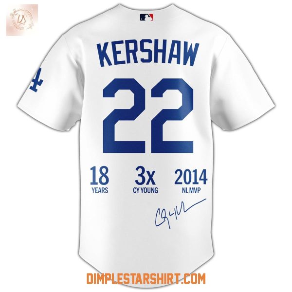 Clayton Kershaw Legend Los Angeles Dodgers Forever 22 Jersey