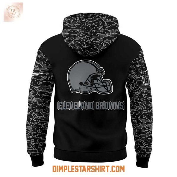 Cleveland Browns x RFLCTV Black Hoodie Shirt