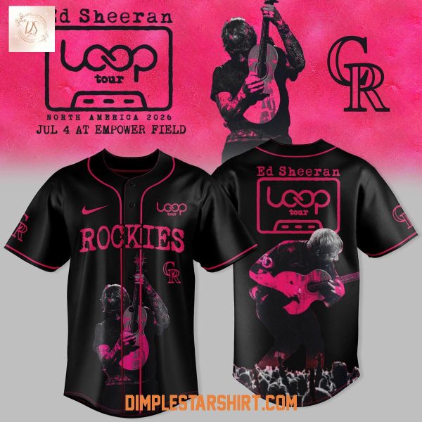 Colorado Rockies x Ed Sheeran Loop Tour Jersey