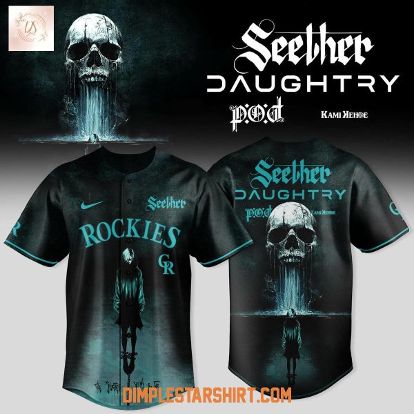 Colorado Rockies x Seether & Daughtry Fall 2025 US Tour Jersey