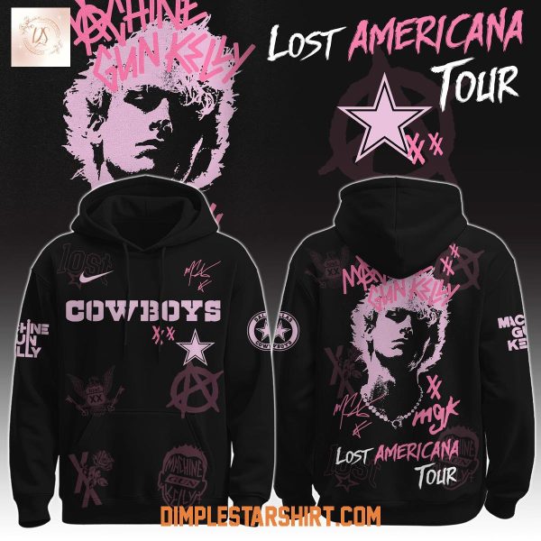 Dallas Cowboys x Machine Gun Kelly The Lost Americana Tour 2025 Hoodie Shirt