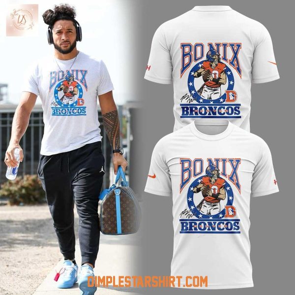 Denver Broncos x Bo Nix Hoodie Shirt