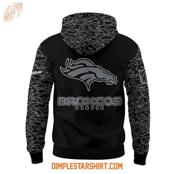 Denver Broncos x RFLCTV Black Hoodie Shirt
