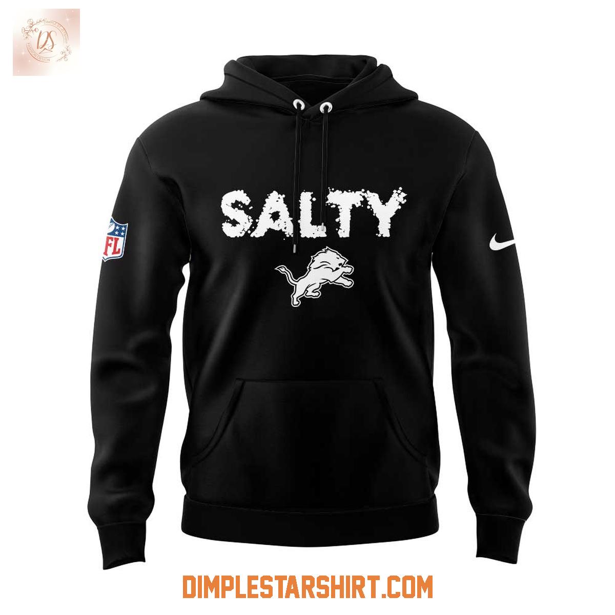 Detroit Lions Coach Dan Campbell Salty Hoodie Shirt Detroit Lions Coach Dan Campbell Salty Hoodie Shirt