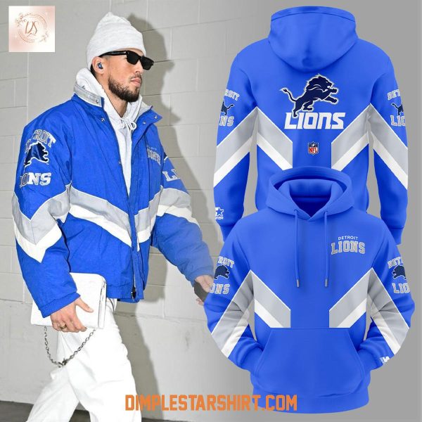 Detroit Lions Vintage 90s Pro Line Starter 2025 Hoodie Shirt