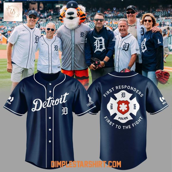 Detroit Tigers First Responders Day 2025 Jersey