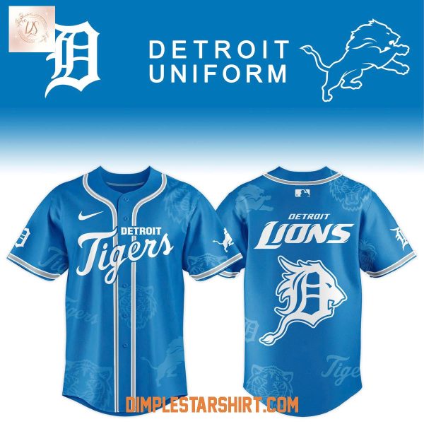 Detroit Tigers x Detroit Lions Uniform 2025 Jersey