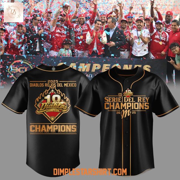 Diablos Rojos Del México Serie Del Rey Champions 2025 Jersey