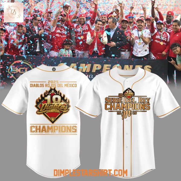 Diablos Rojos Del México Serie Del Rey Champions 2025 Jersey