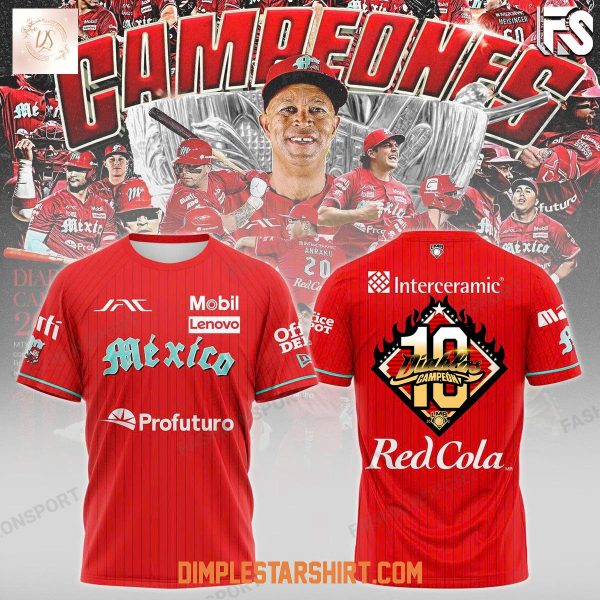 Diablos Rojos del México 10 Campeon Shirt