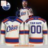 Edmonton Oilers Snoopy Peanuts Charlie Brown Christmas Hockey Jersey
