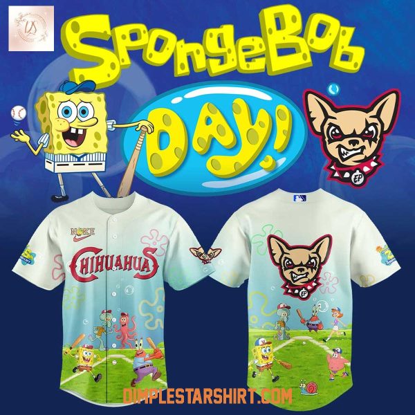 El Paso Chihuahuas SpongeBob Day Jersey