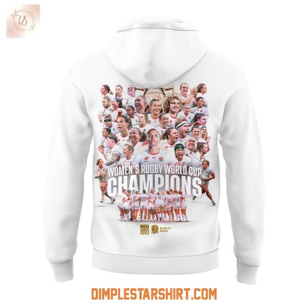 England 2025 Women’s Rugby World Cup Champions Hoodie Shirt