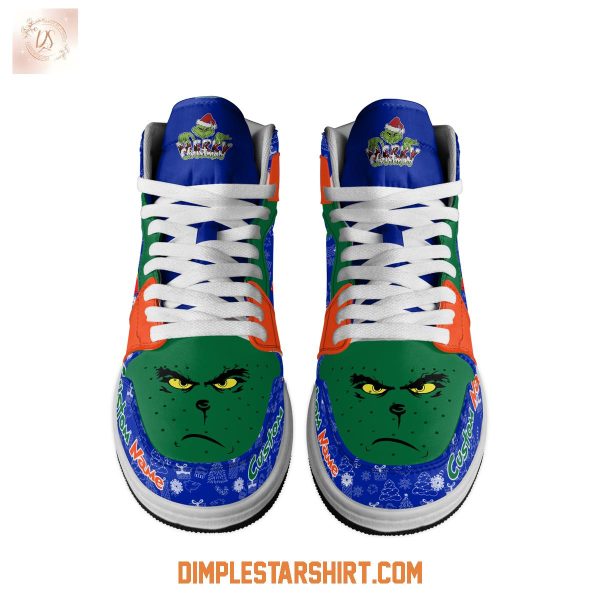 Florida Gators The Grinch Merry Christmas Air Jordan 1 Shoes