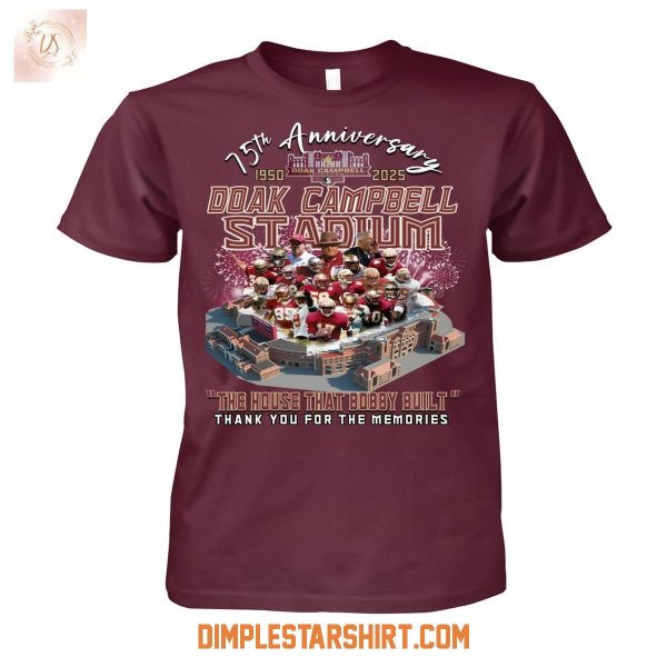 Florida State Seminoles Doak Campbell Stadium 1950 2025 T Shirt