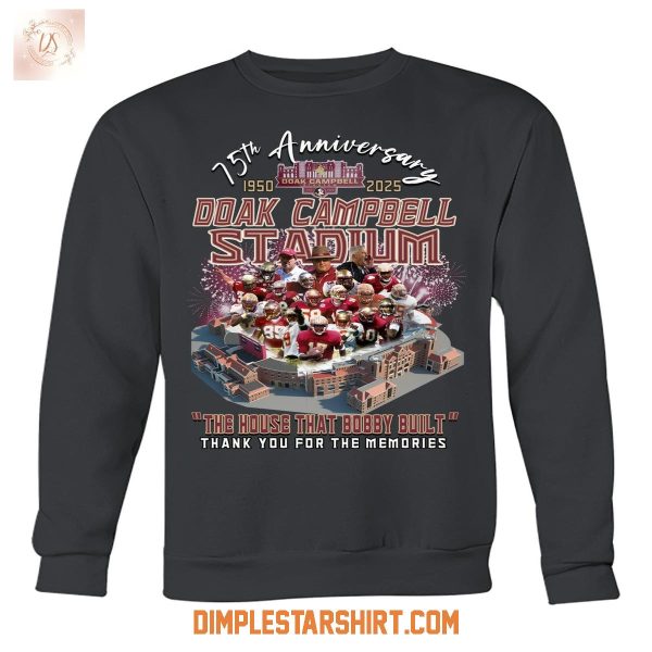 Florida State Seminoles Doak Campbell Stadium 1950 2025 T Shirt