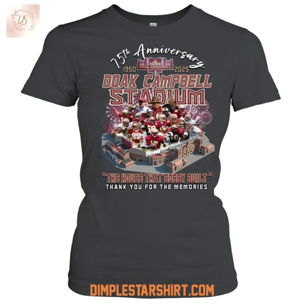 Florida State Seminoles Doak Campbell Stadium 1950 2025 T Shirt