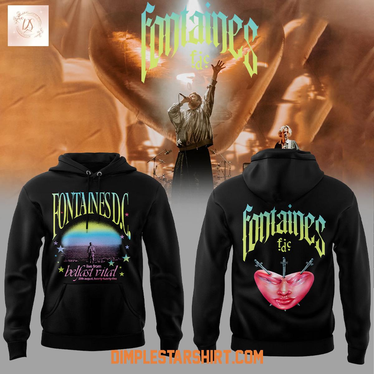 Fontaines D.C x Belfast Vital Hoodie Shirt Fontaines D.C x Belfast Vital Hoodie Shirt