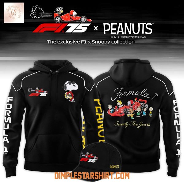 Formula F1 x Peanuts Snoopy Dog Racing Hoodie Shirt