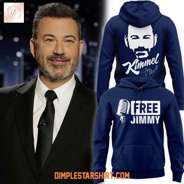 Free Jimmy Kimmel Special Edition Navy Hoodie Shirt