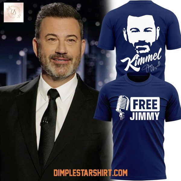 Free Jimmy Kimmel Special Edition Navy Hoodie Shirt