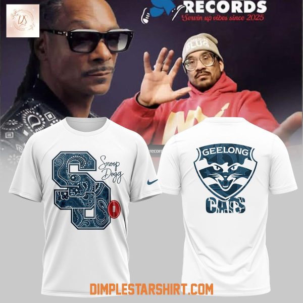Geelong Cats x Snoop Dogg AFL Finals Hoodie Shirt