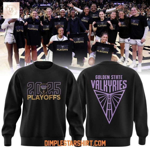 Golden State Valkyries Playoff 2025 Black Hoodie Shirt