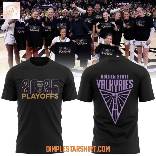 Golden State Valkyries Playoff 2025 Black Hoodie Shirt