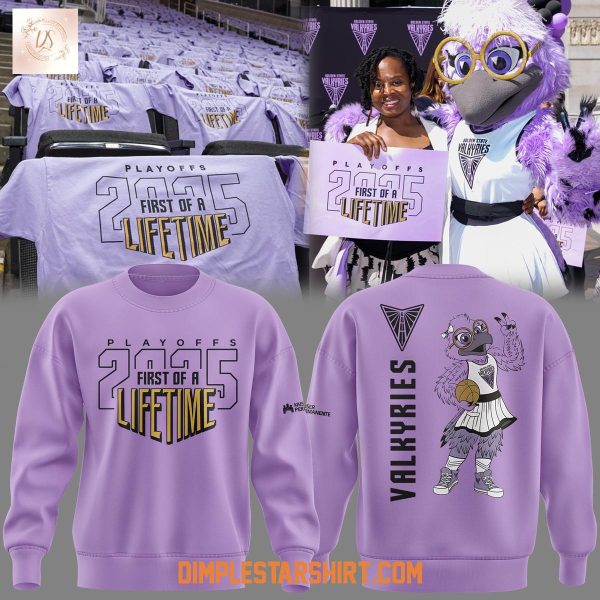 Golden State Valkyries Playoffs First Of Lifetime Hoodie Shirt