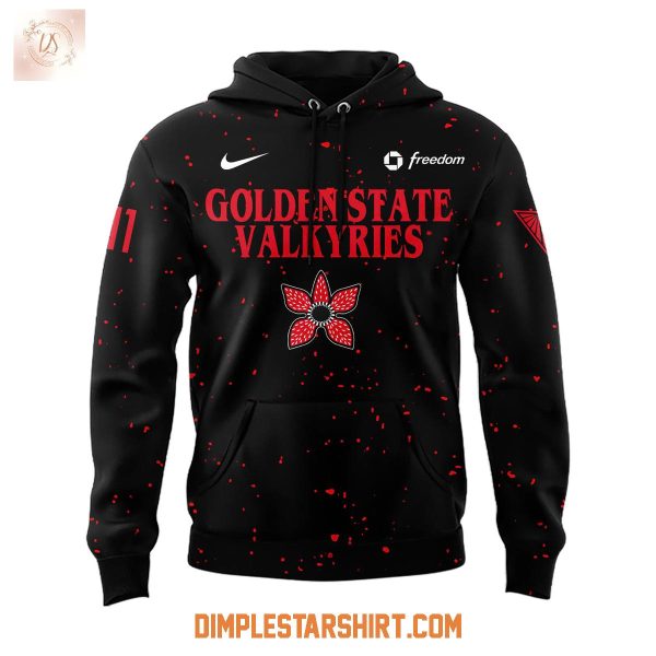 Golden State Valkyries Stranger Things Night Black Hoodie Shirt