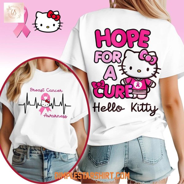 Hello Kitty Breast Cancer Hope For A Cure Shirt