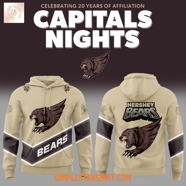 Hershey Bears Celebrating 20 Years Of Affiliation Capitals Nights Hoodie Shirt