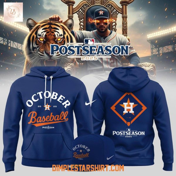 Houston Astros 2025 October Ready Postseason Hoodie Shirt