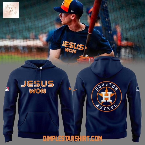 Houston Astros Jesus Won New Edition Hoodie Shirt