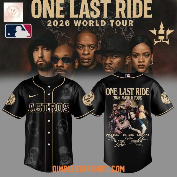 Houston Astros One Last Ride 2026 World Tour Jersey