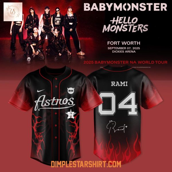 Houston Astros x Babymonster NA World Tour 2025 Jersey