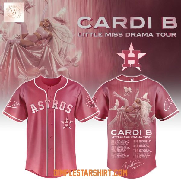 Houston Astros x Cardi B Little Miss Drama Tour Jersey