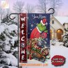 Green Bay Packers x The Grinch Christmas House Garden Flag