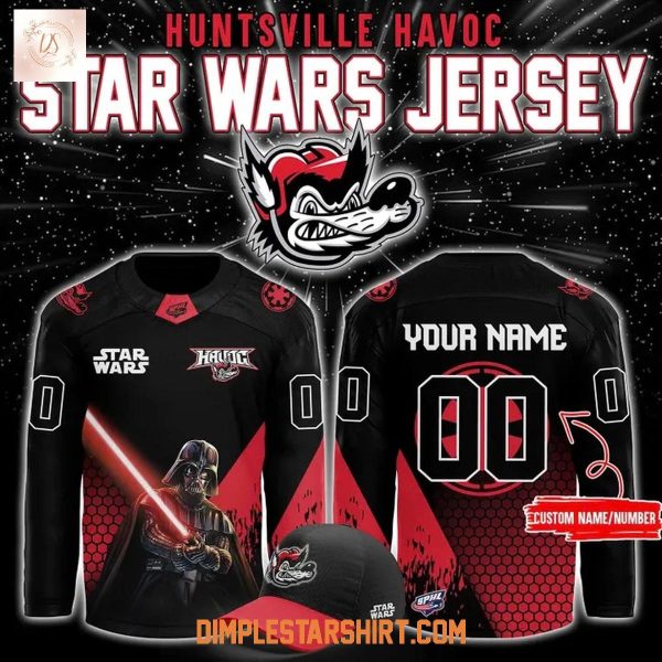 Huntsville Havoc Star Wars 2025 Hockey Jersey