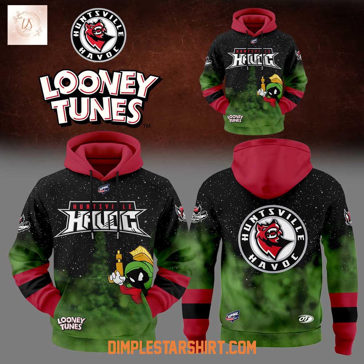 Huntsville Havoc x Looney Tunes 2025 Hoodie Shirt