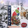 Houston Texans x The Grinch Christmas House Garden Flag