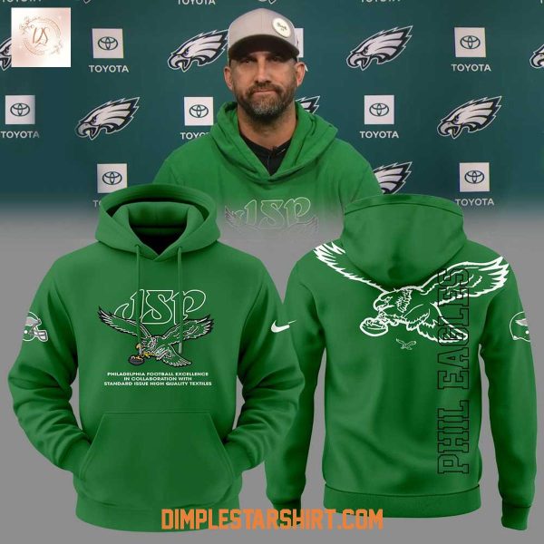 JSP Philadelphia Eagles Kelly Green Hoodie Shirt