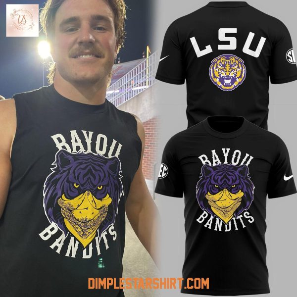 LSU Tigers Bayou Bandits Black Hoodie Shirt