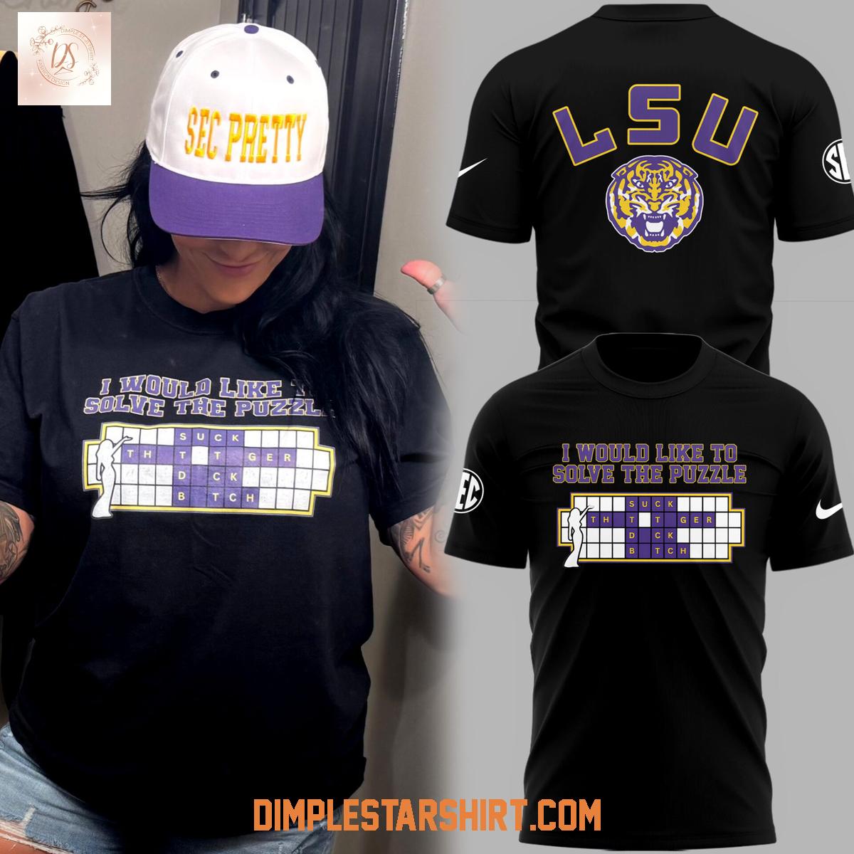 LSU Tigers I Would Like To Solve The Puzzle Hoodie Shirt LSU Tigers I Would Like To Solve The Puzzle Hoodie Shirt