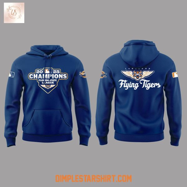Lakeland Flying Tigers Florida State League Champions 2025 Hoodie Shirt