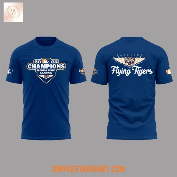Lakeland Flying Tigers Florida State League Champions 2025 Hoodie Shirt