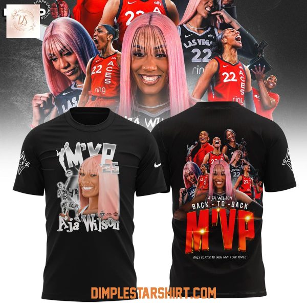 Las Vegas Aces A’ja Wilson 2025 WNBA MVP Hoodie Shirt