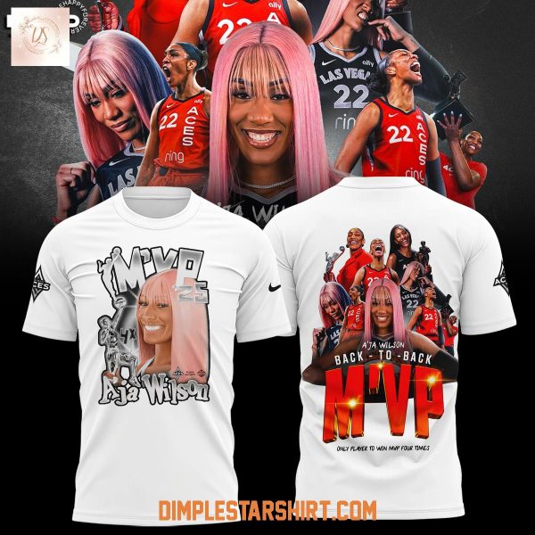 Las Vegas Aces A’ja Wilson 2025 WNBA MVP Hoodie Shirt