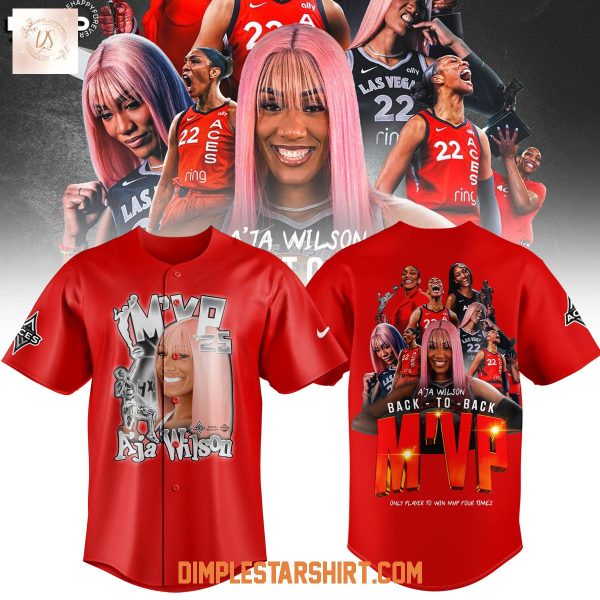 Las Vegas Aces A’ja Wilson 2025 WNBA MVP Jersey