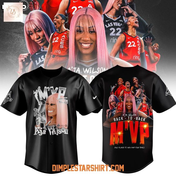 Las Vegas Aces A’ja Wilson 2025 WNBA MVP Jersey